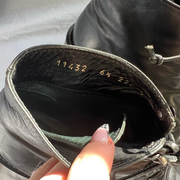 Vintage leather booties - Picture 4 of 4